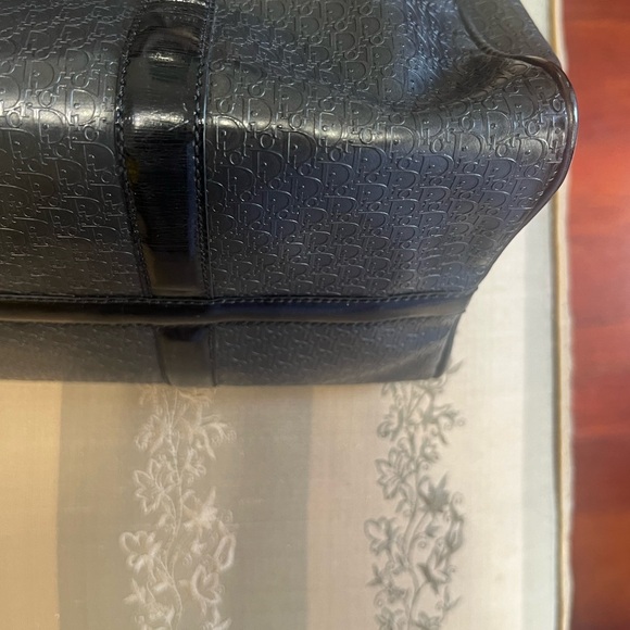SOLD!!!! CHRISTIAN DIOR EMBOSSED LOGO BOSTON - HANDBAG - Picture 7 of 15